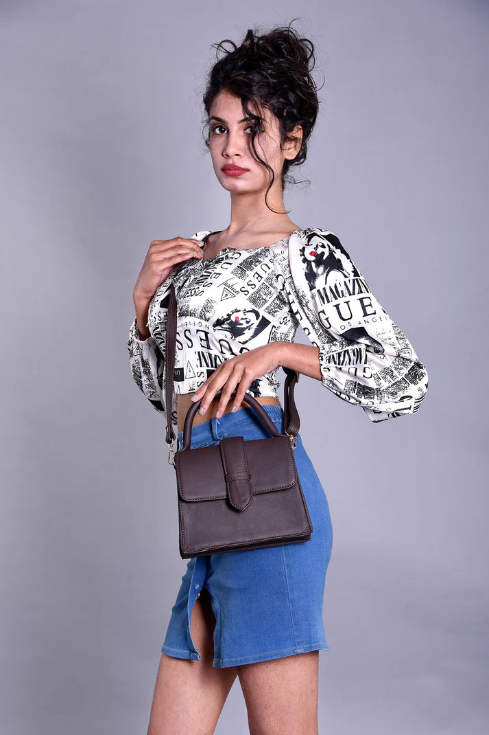Genuine Leather Handbag, Sling Bag and Chic Bag for Girls 