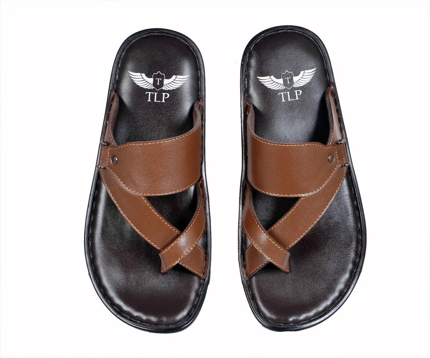 leather slippers for men