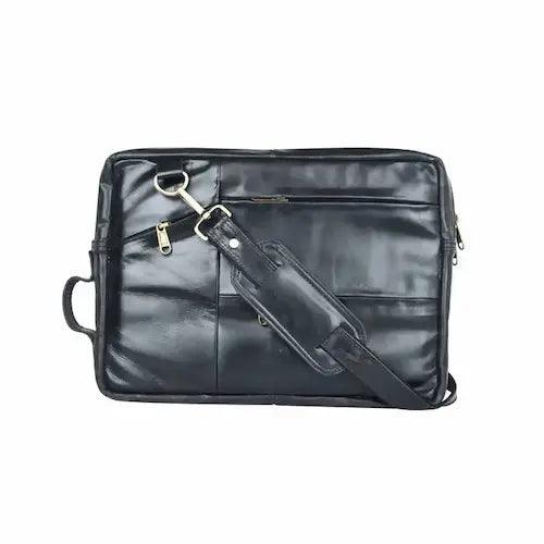 ARDAN Genuine Leather 14 Inch Laptop Bag for Men, Sleek Design (LV04B) Bag Color -Black - TGLC - The Genuine Leather Company™