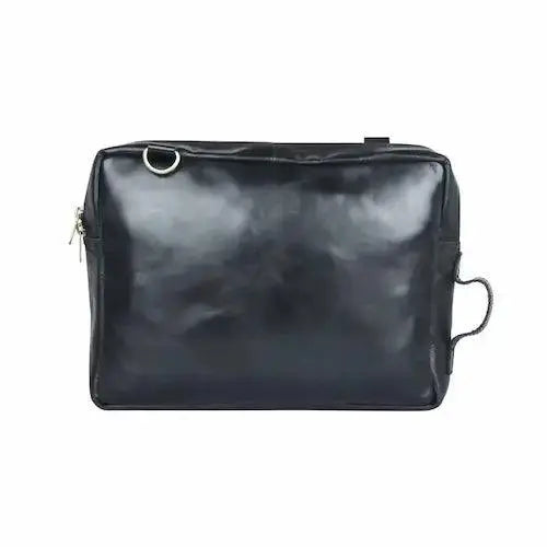 Genuine Leather 14 Inch Laptop Bag for Men, Sleek Design