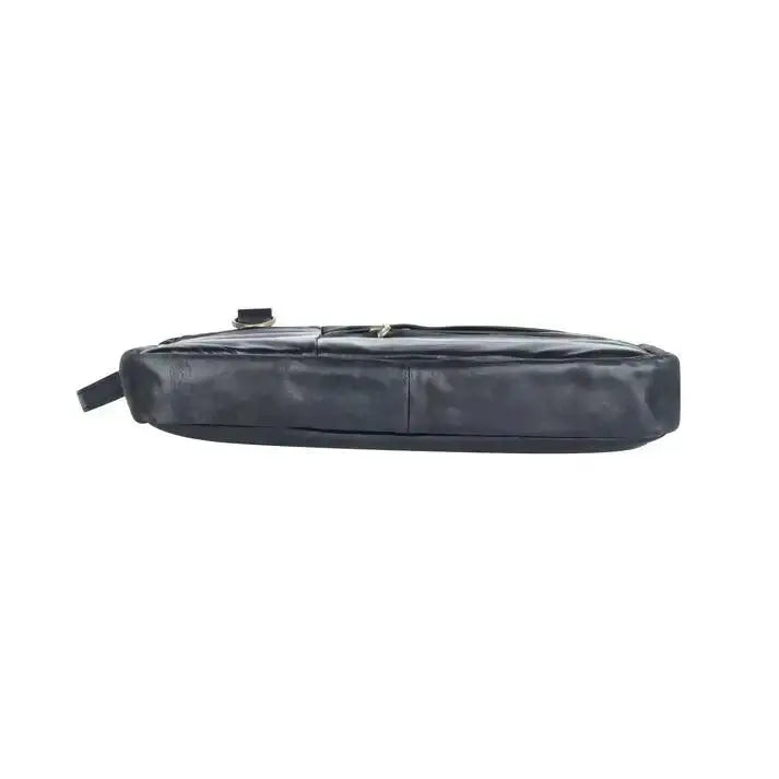 Genuine Leather 14 Inch Laptop Bag for Men, Sleek Design 