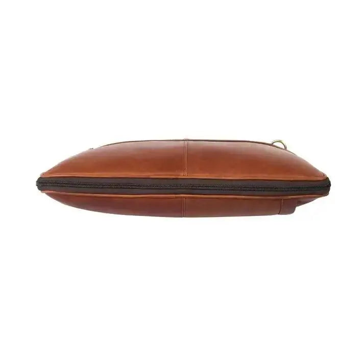 Genuine Leather 15.6 Inch Laptop Bag for Men, Sleek Design Bag