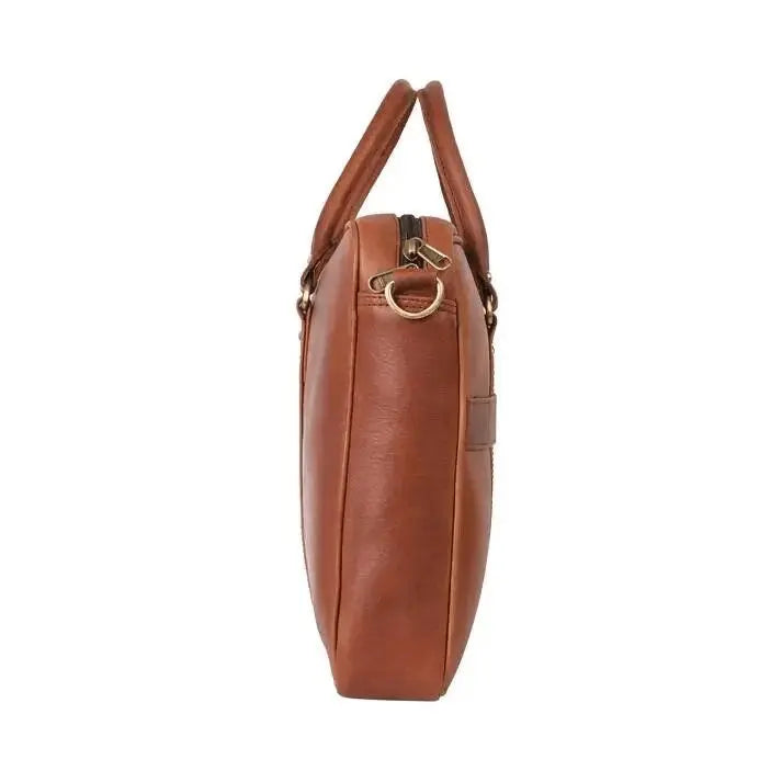 Genuine Leather 15.6 Inch Laptop Bag for Men, Sleek Design Bag