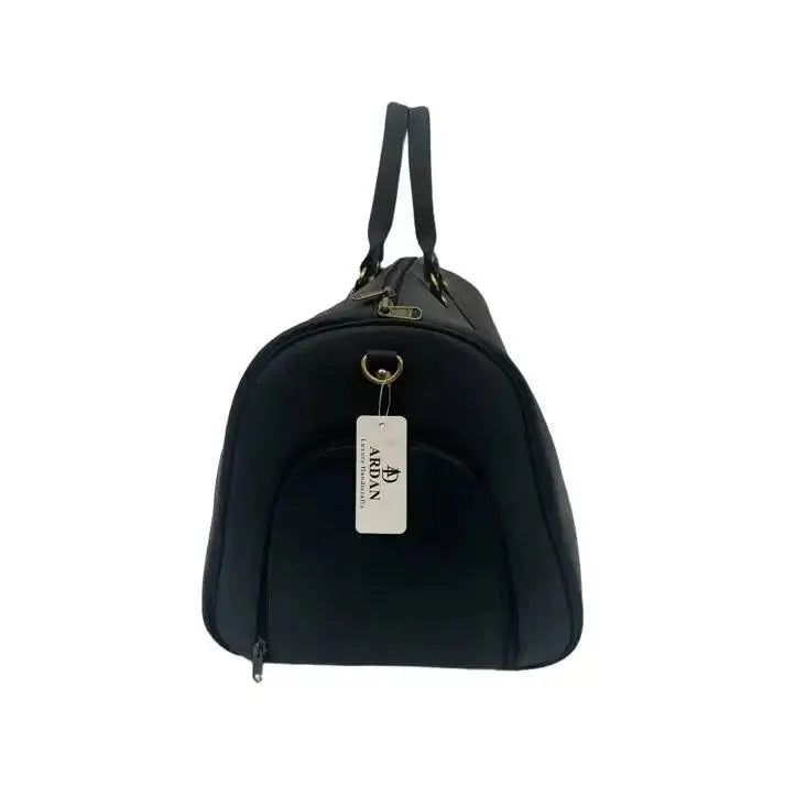  Genuine Leather Duffle Bag with Shoe Compartment 