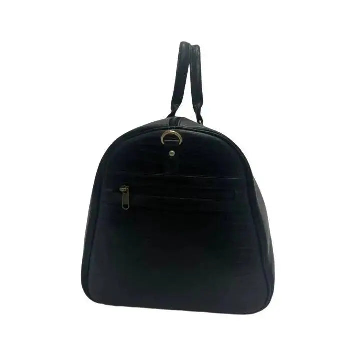  Genuine Leather Duffle Bag with Shoe Compartment 
