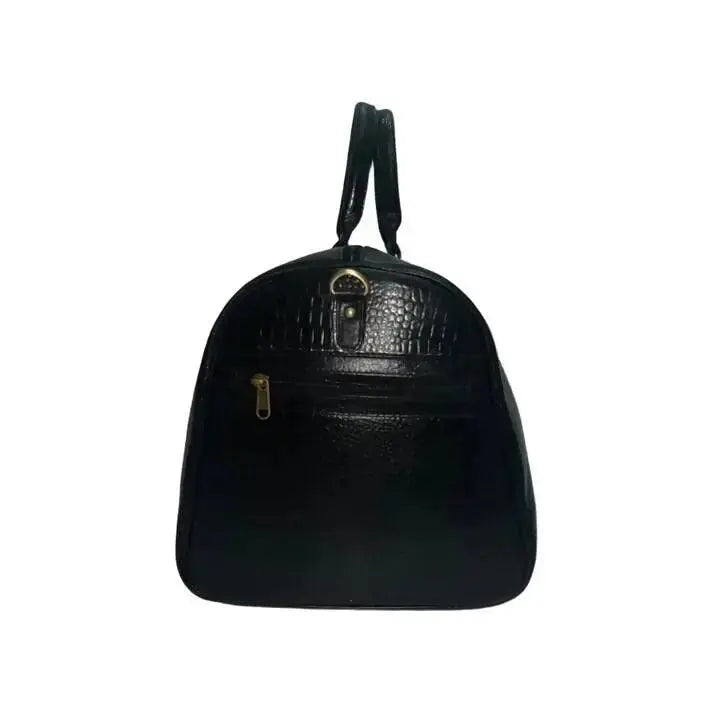  Genuine Leather Duffle Bag with Shoe Compartment 