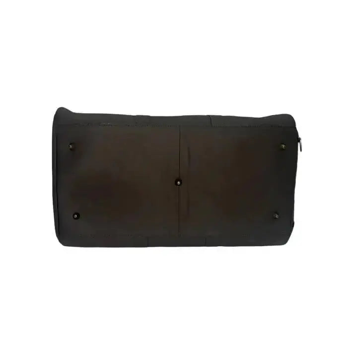  Genuine Leather Duffle Bag with Shoe Compartment 