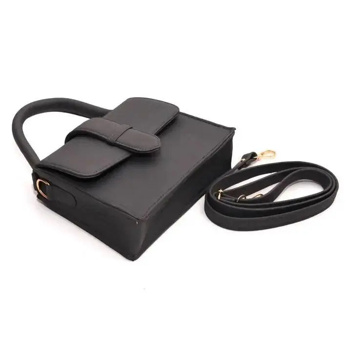 Ardan Genuine Leather Handbag, Sling Bag and Chic Bag for Girls Colour Black (AL121)