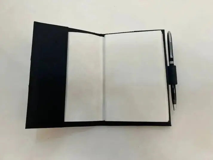  Genuine Leather Reusable Diary Cover with Diary Combo 