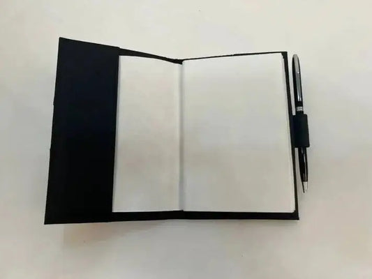  Genuine Leather Reusable Diary Cover with Diary Combo 