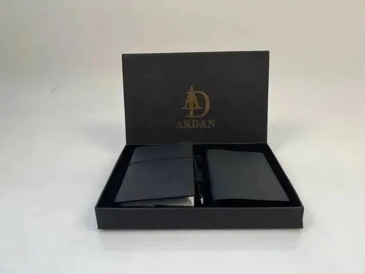 Leather Corporate Gift Set Include Leather Diary Cover, Diary, Wallet and Pen Combo