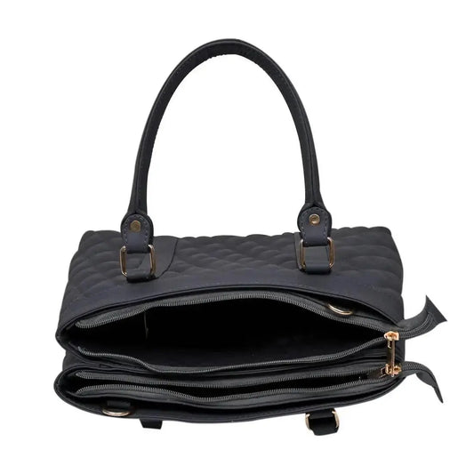  Luxury Genuine Leather Large Quilted Handbag/Sling Bag for Girls/Women/Ladies