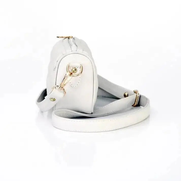  Genuine Leather Quilted Sling Bag for Girls/Women/Ladies