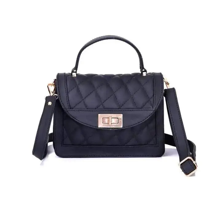 Genuine Leather Quilted Sling Bag For Women