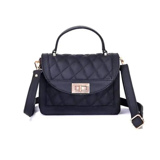 Genuine Leather Quilted Sling Bag For Women