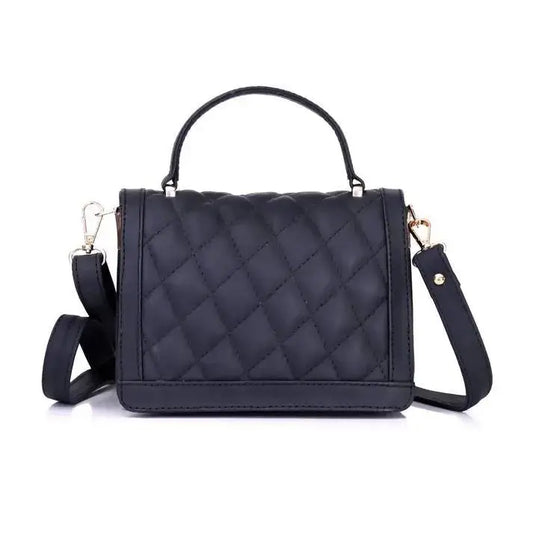Genuine Leather Quilted Sling Bag For Women