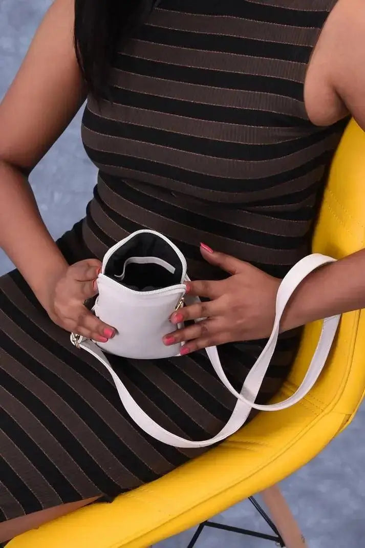  Genuine Leather Sling Bag for Girls/Women/Ladies