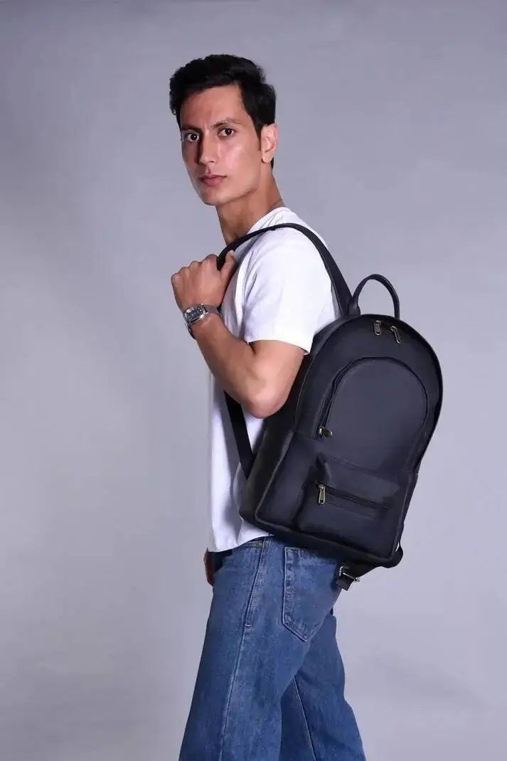 Genuine Leather Laptop/ School/College Backpack For Men and Women Both
