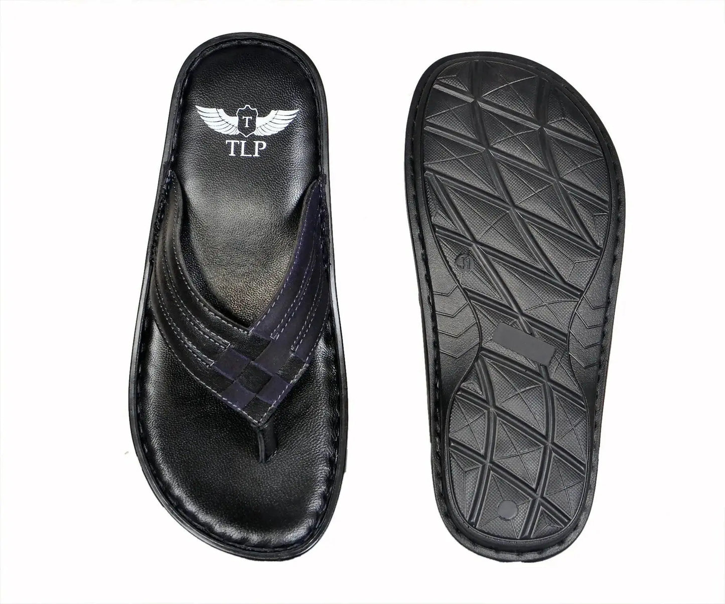leather slippers for men