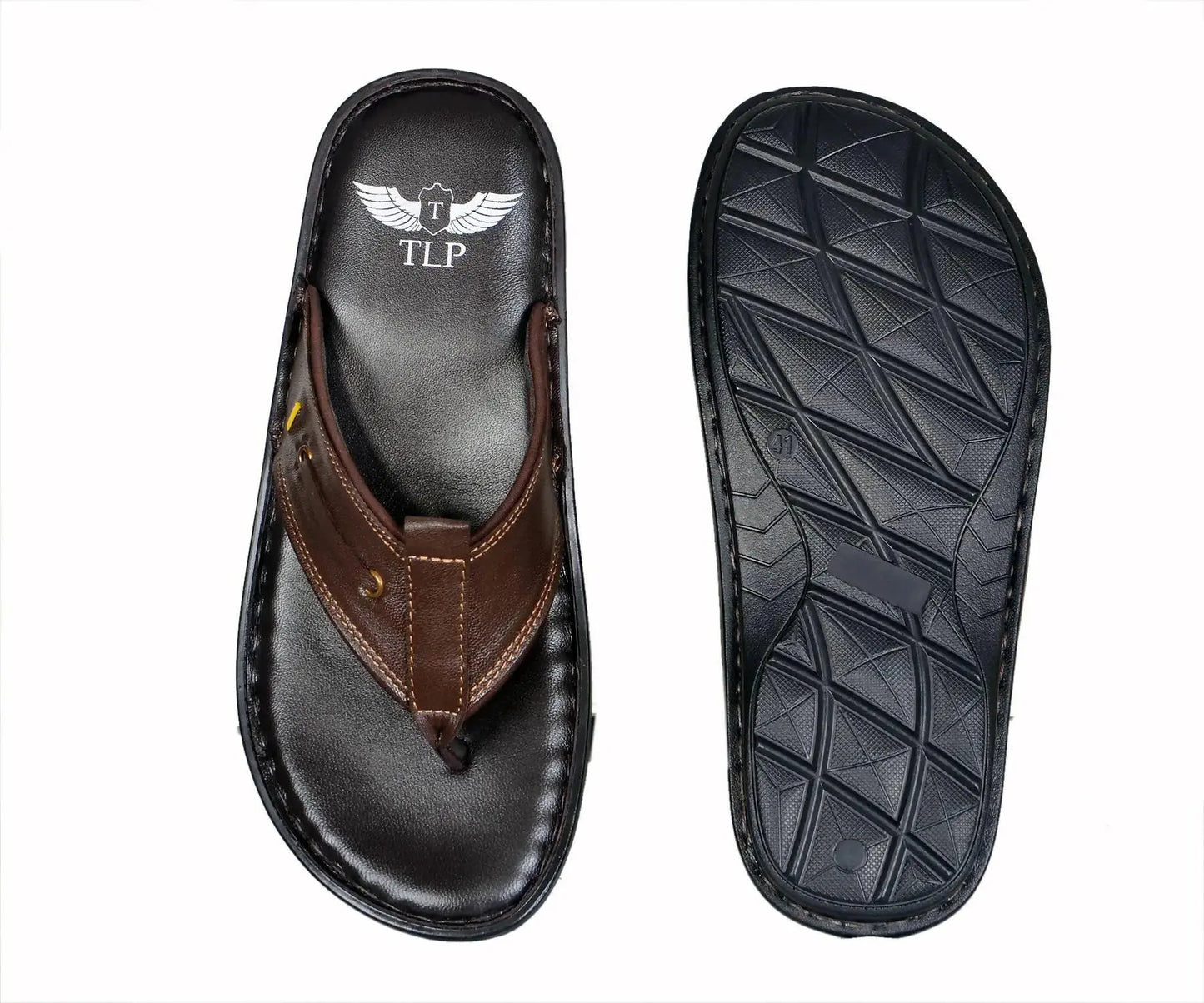 leather slippers for men