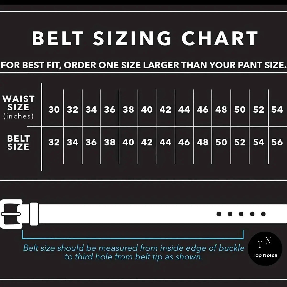 Top Notch: Adjustable Leather Belt - Fits Up to 44" Waist, Magnetic Buckle, Auto-Lock Brown (TP0063)