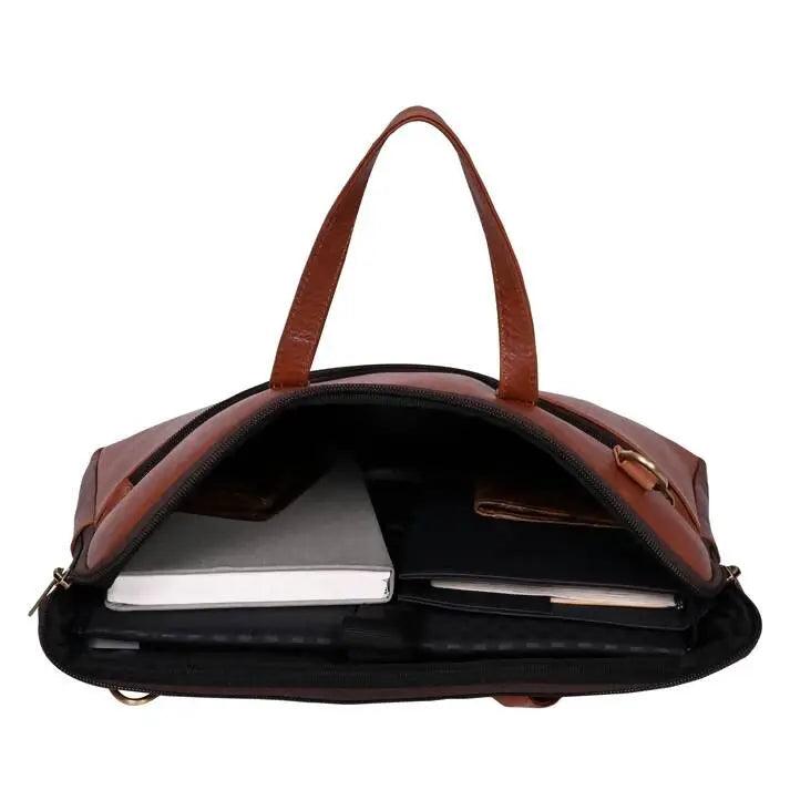 ARDAN Genuine Leather 15Inch Laptop Bag for Men, Sleek Design Office Bag (AL12A) Ardan Lifestyle