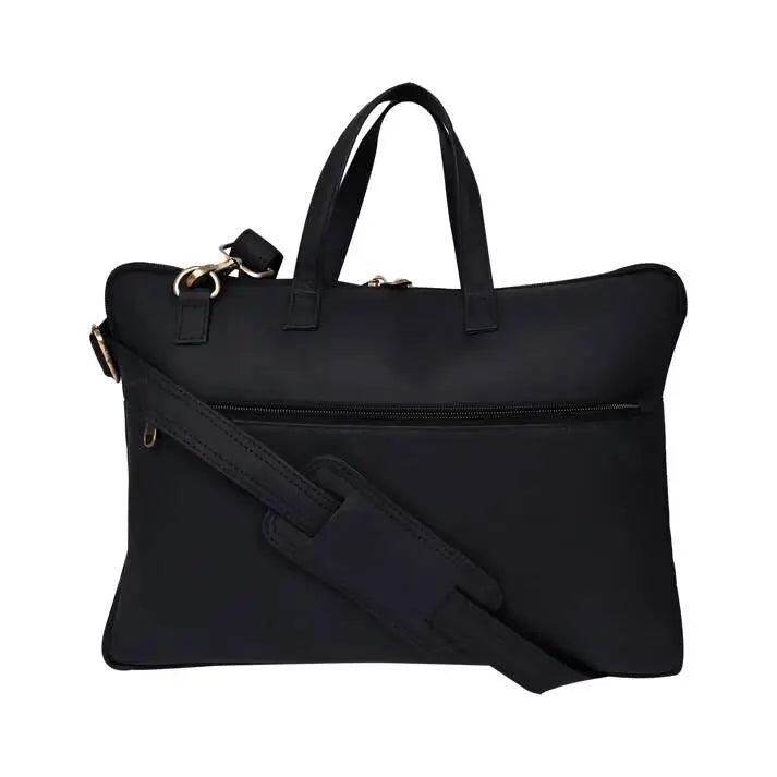 ARDAN Genuine Leather 15Inch Laptop Bag for Men, Sleek Design Office Bag (AL12E)(Black Color) Ardan Lifestyle