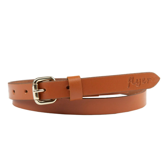 Flyer Leather Belt for Women / Girls (Formal/Casual) (Colour-TAN) Buckle Adjustable Size (TAN1314) Acme International