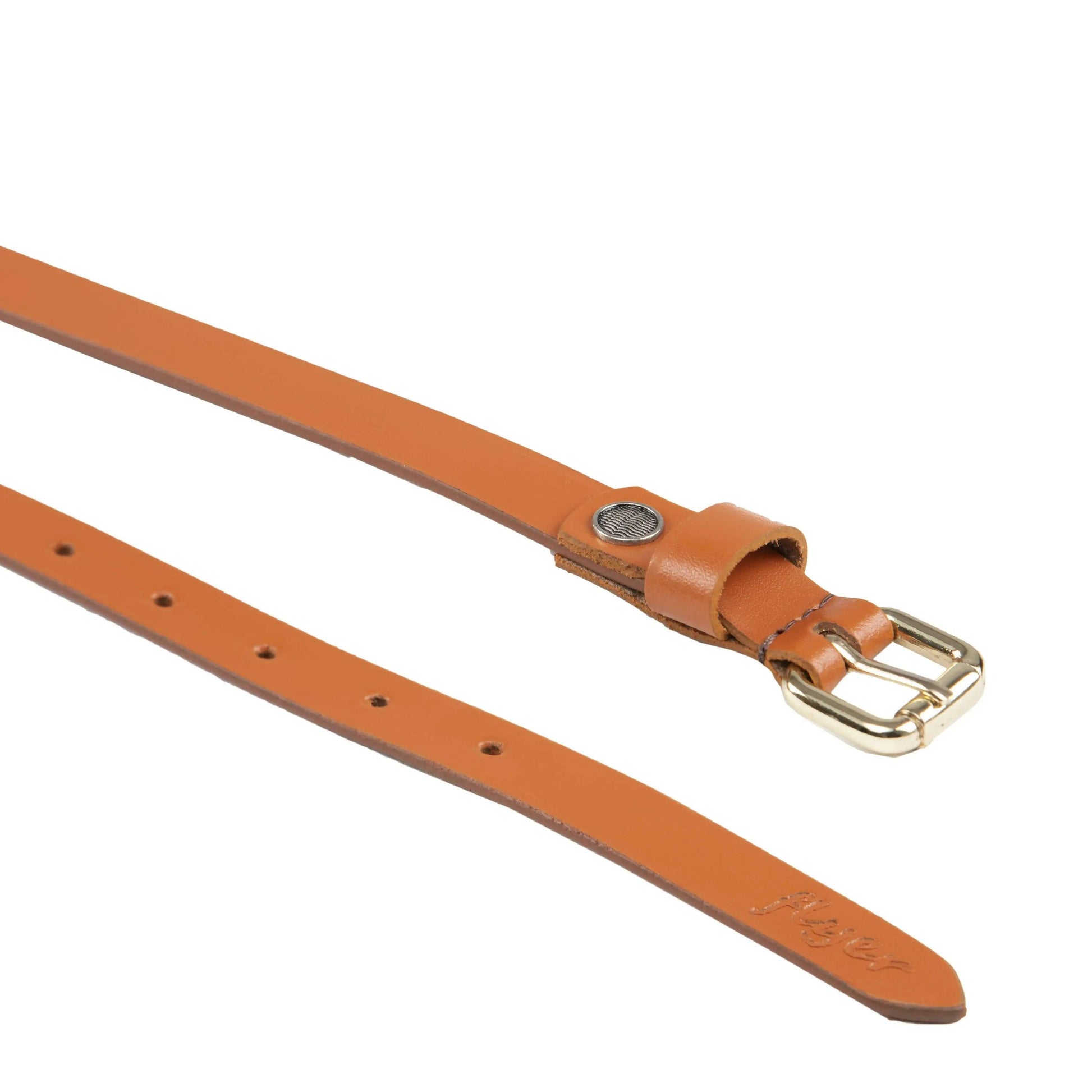 Flyer Leather Belt for Women / Girls (Formal/Casual) (Colour-TAN) Buckle Adjustable Size (TAN1314) Acme International
