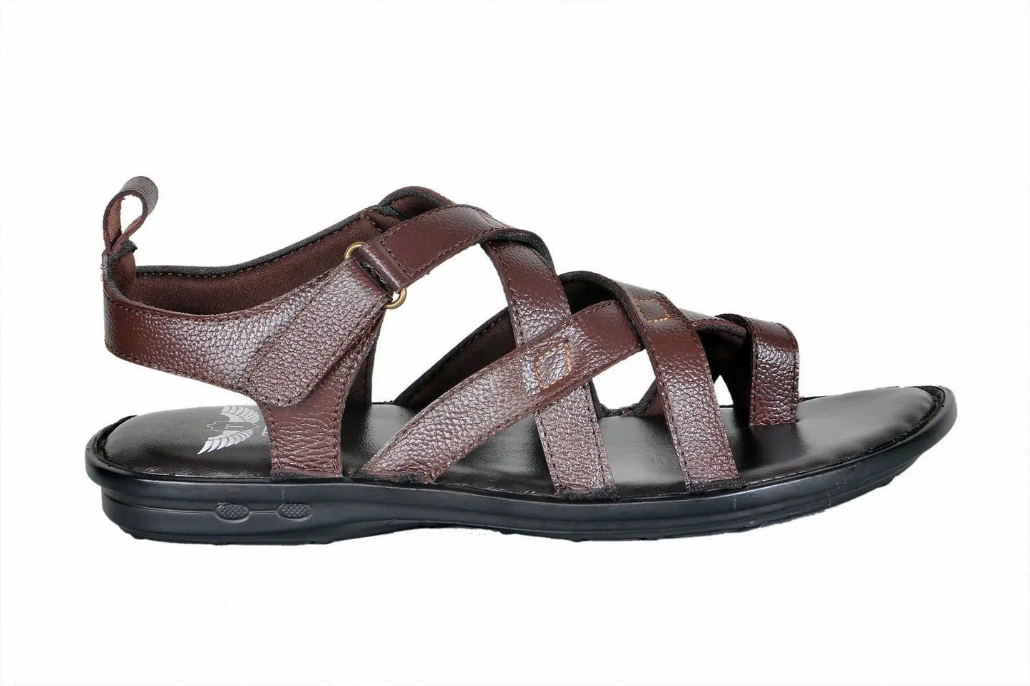 TLP Genuine Leather Sandals for Men Dual Colour – Black and Brown TLP International