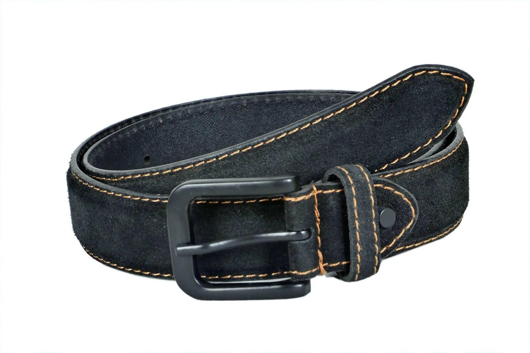 TLP GENUINE Leather Belt for Men (Colour-Black)(BELT-10024) TLP International