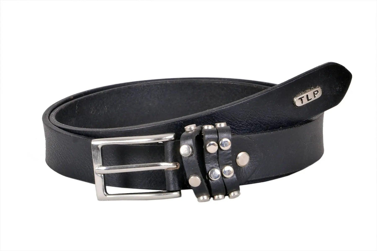 TLP GENUINE Leather Belt for Men (Colour-Black)(BELT-10026) TLP International