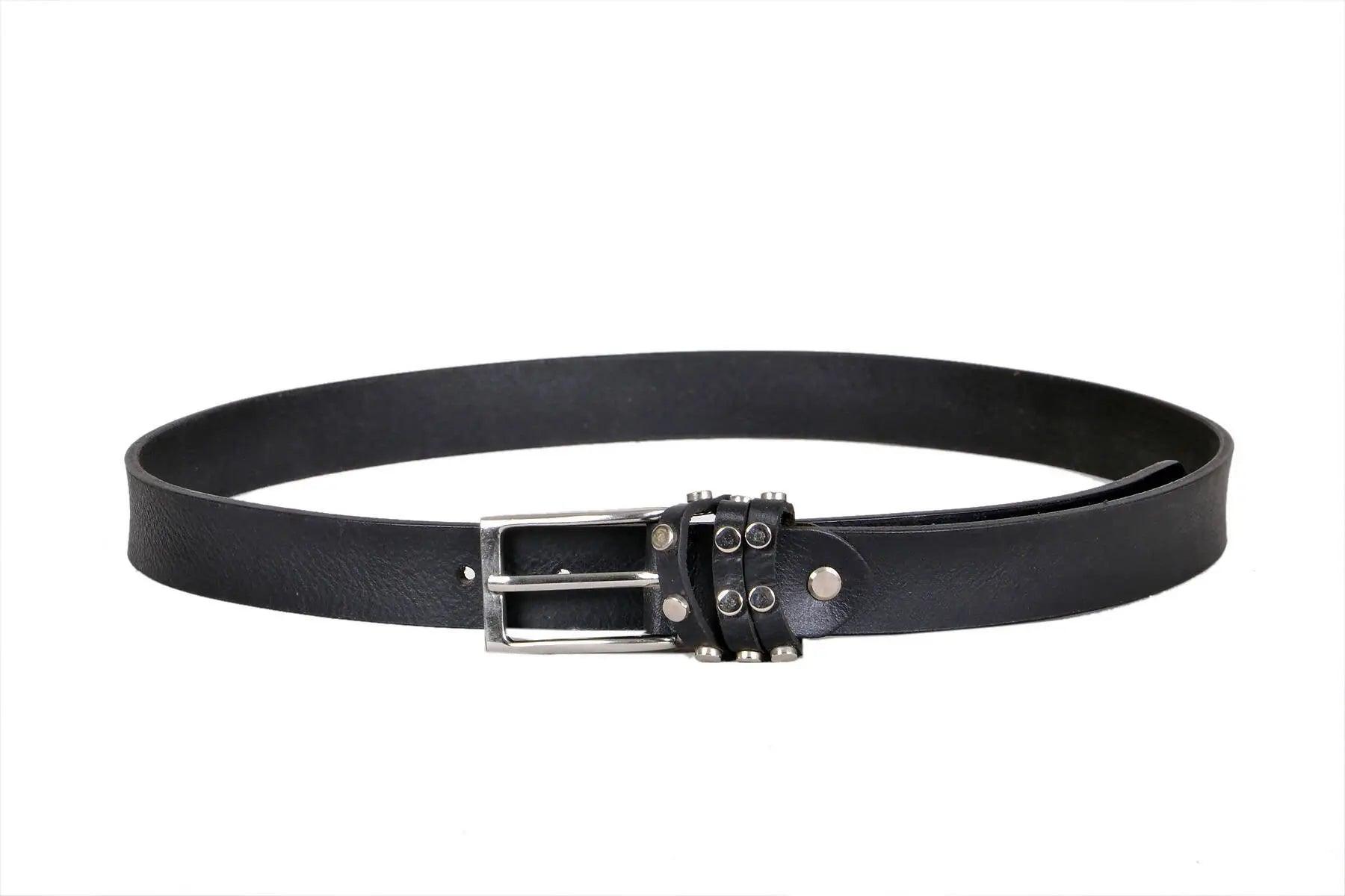 TLP GENUINE Leather Belt for Men (Colour-Black)(BELT-10026) TLP International