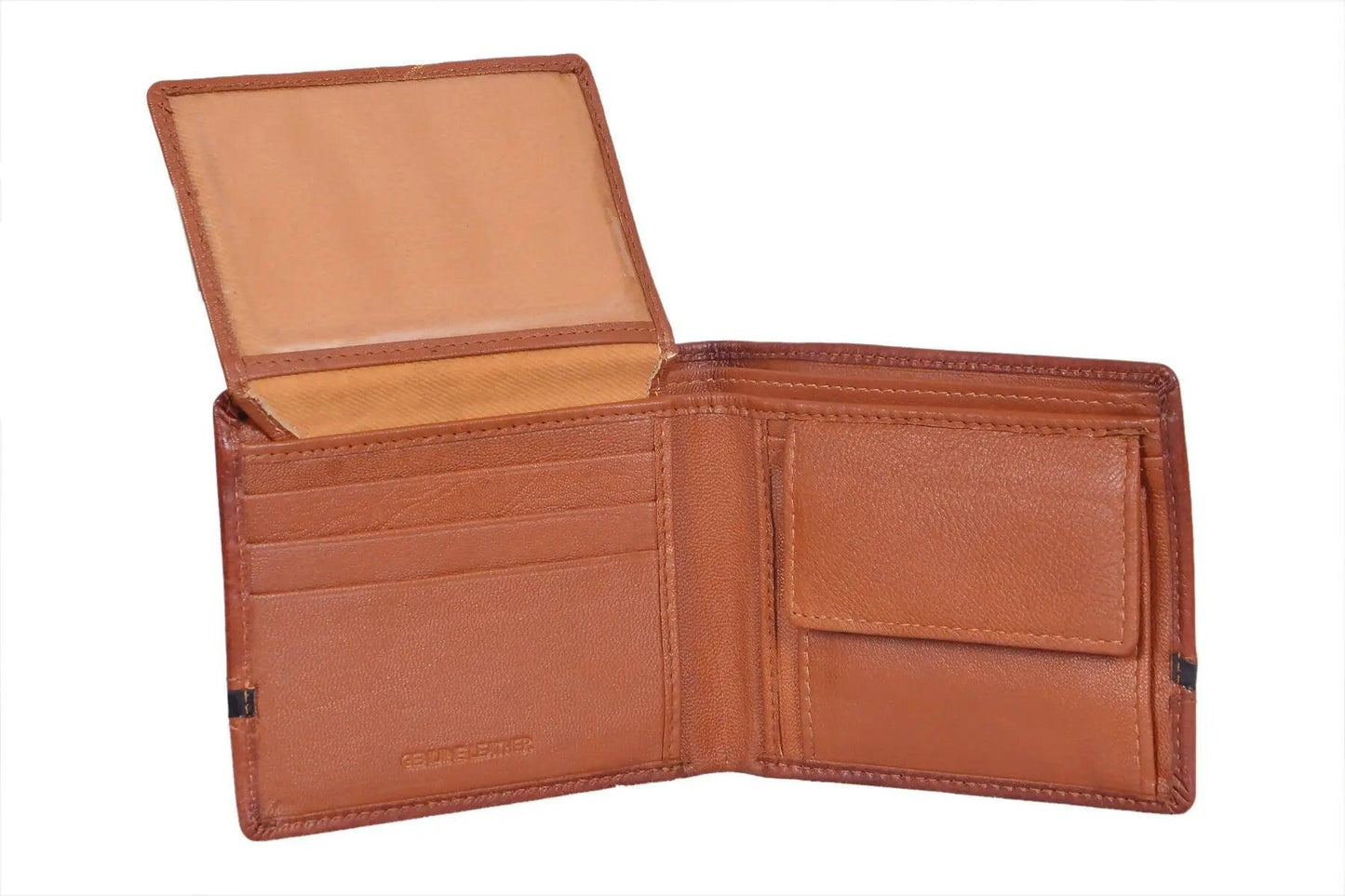 TLP Genuine Leather Wallet Colour – Brown with design of other colour TLP International