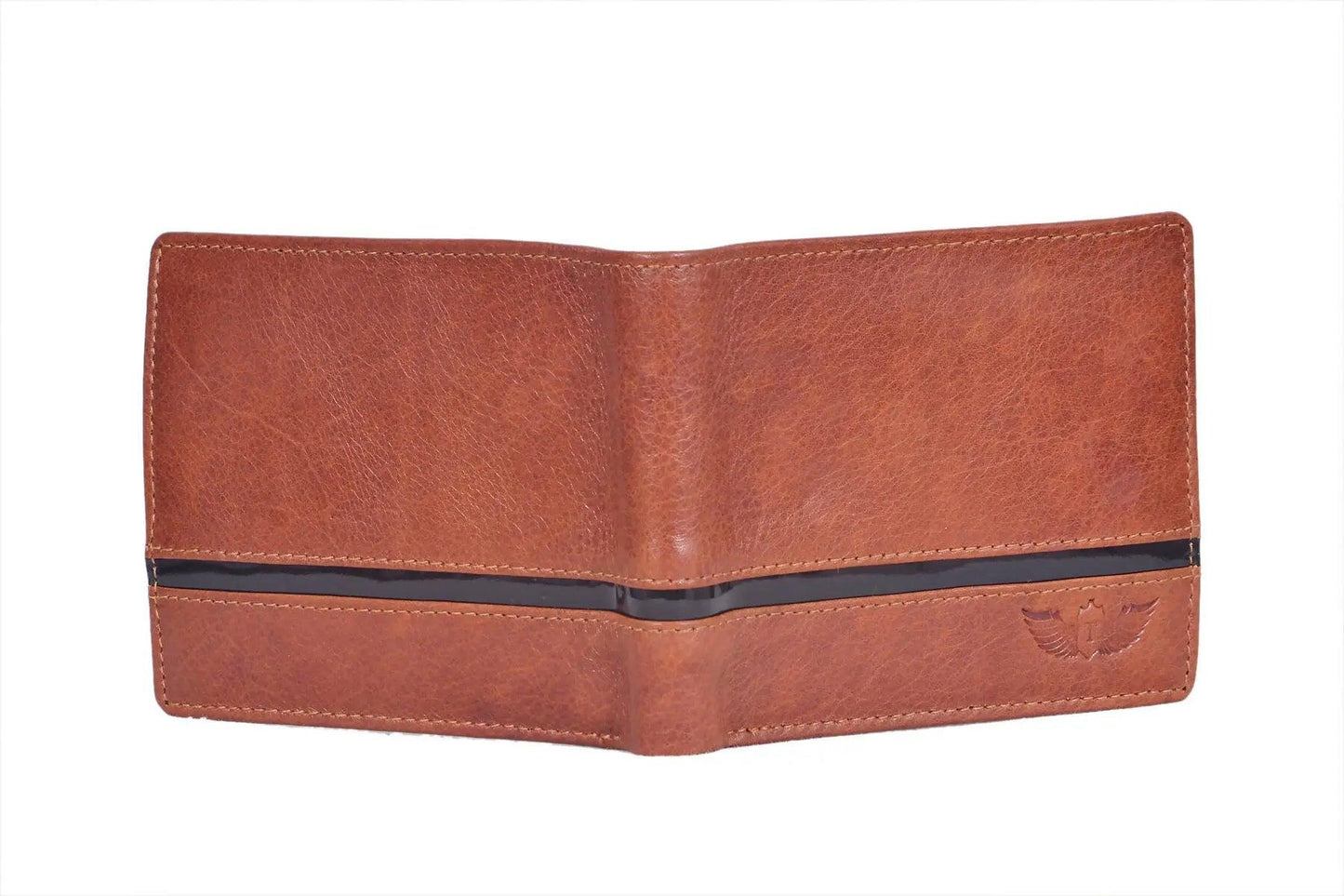 TLP Genuine Leather Wallet Colour – Brown with design of other colour TLP International