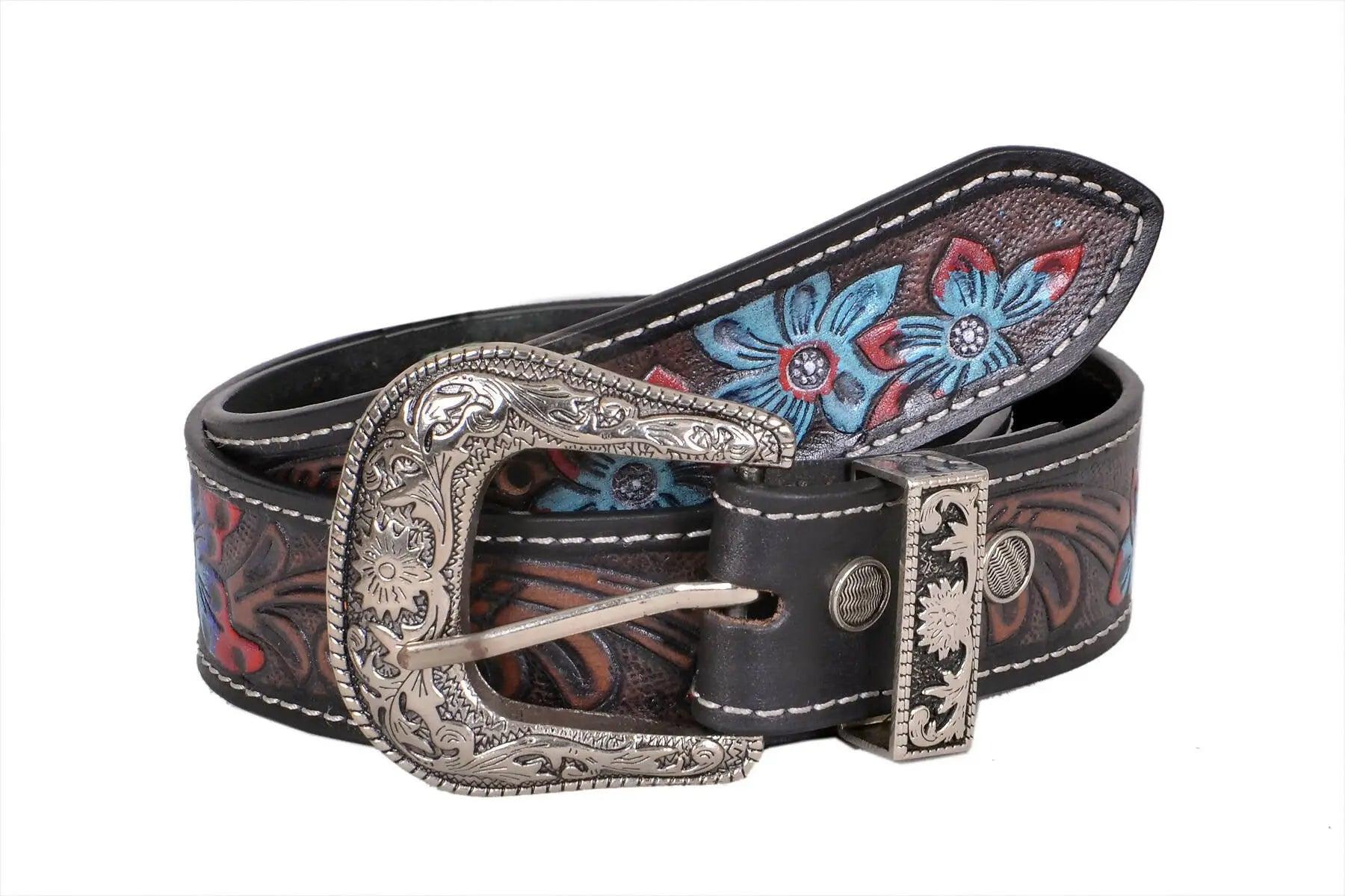 TLP MAHARAJA Genuine Leather Belt for Men (Colour-Black)(BELT-10033) TLP International