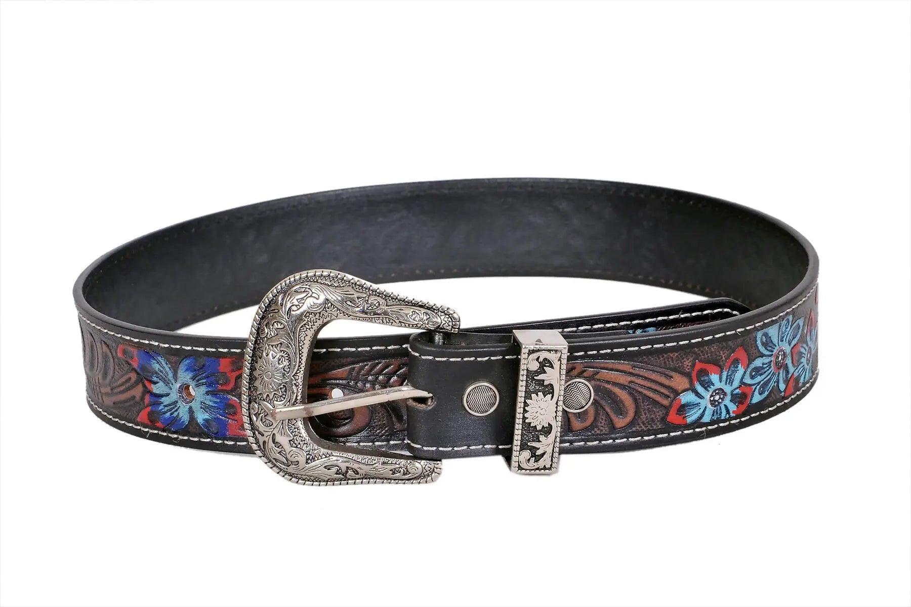 TLP MAHARAJA Genuine Leather Belt for Men (Colour-Black)(BELT-10033) TLP International