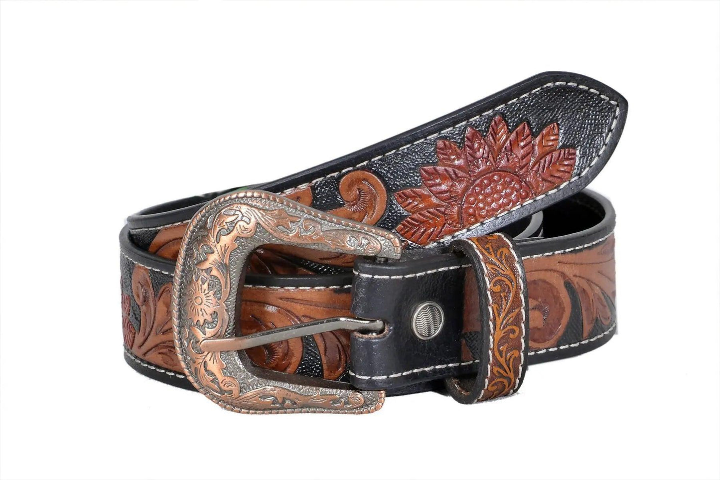 TLP MAHARAJA Genuine Leather Belt for Men (Colour-Black/Brown)(BELT-10032) TLP International