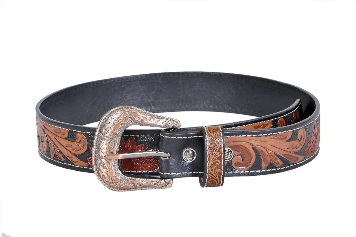 TLP MAHARAJA Genuine Leather Belt for Men (Colour-Black/Brown)(BELT-10032) TLP International