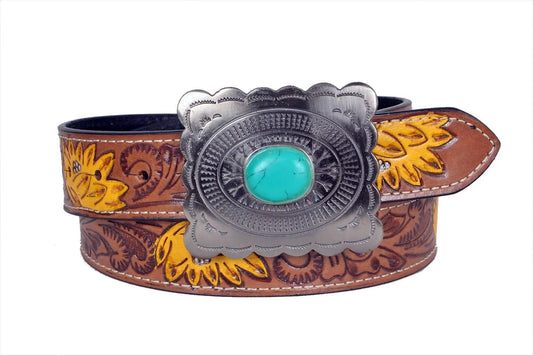 TLP MAHARAJA Genuine Leather Belt for Men (Colour-Brown)(BELT-10031) TLP International