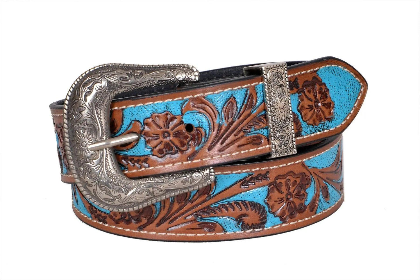 TLP Men's GENUINE Leather Formal Belt (Colour-Brown)(BELT-10034) TLP International