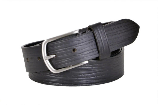 TLP Men's GENUINE Leather Formal Belts(Colour-Black)(BELT-10002) TLP International