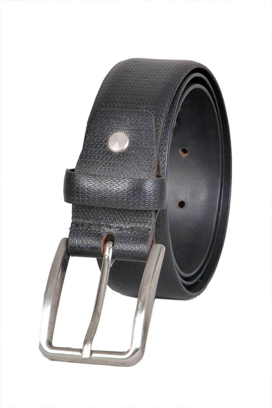 TLP Men's GENUINE Leather Formal Belts(Colour-Black)(BELT-10003) TLP International