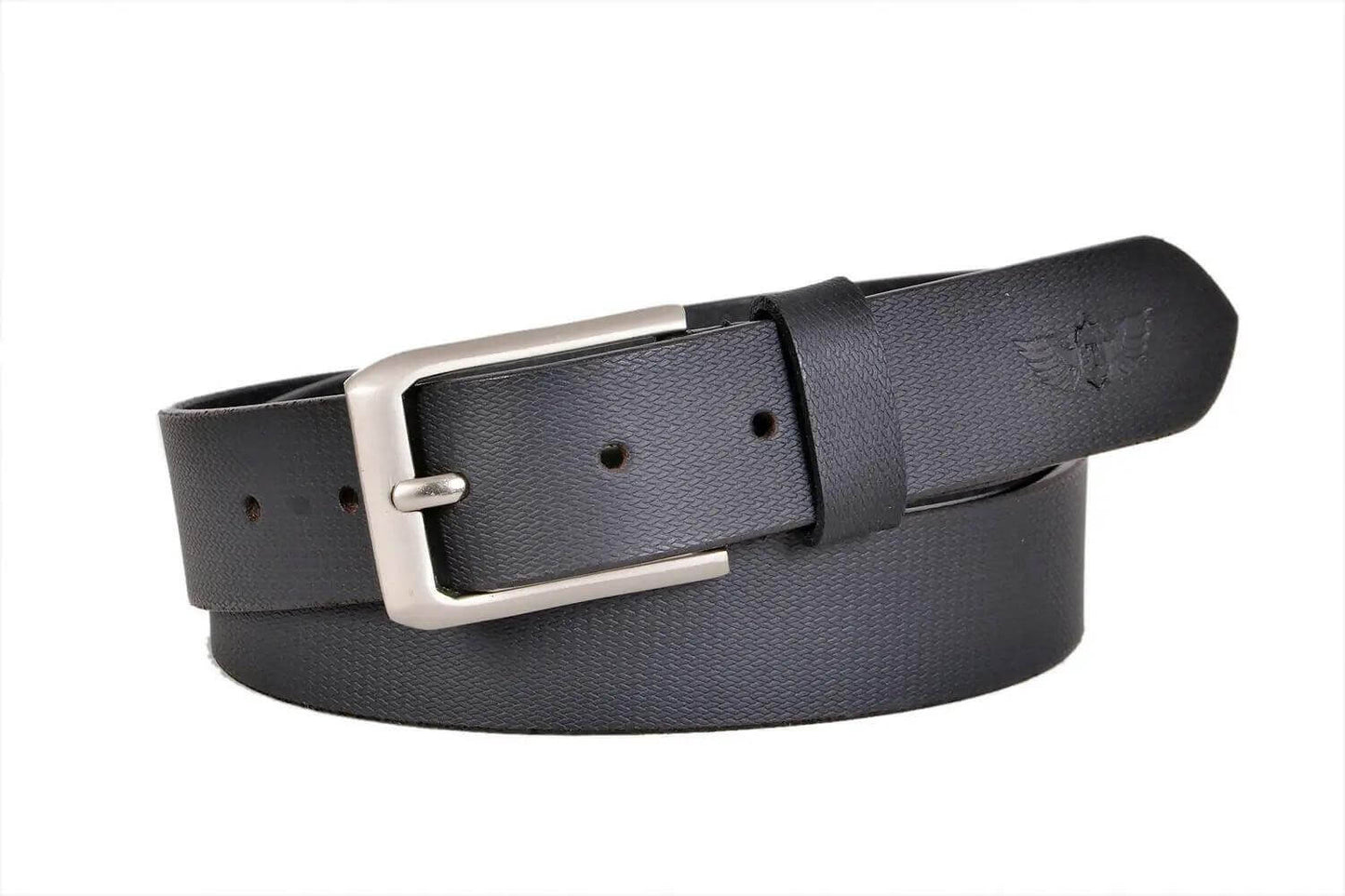 TLP Men's GENUINE Leather Formal Belts(Colour-Black)(BELT-10006) TLP International