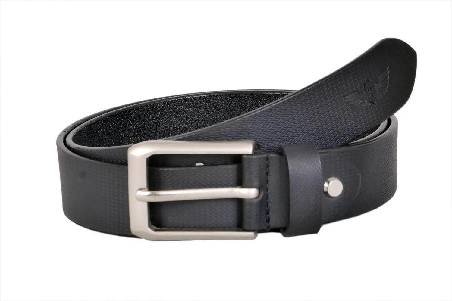 TLP Men's GENUINE Leather Formal Belts(Colour-Black)(BELT-10006) TLP International