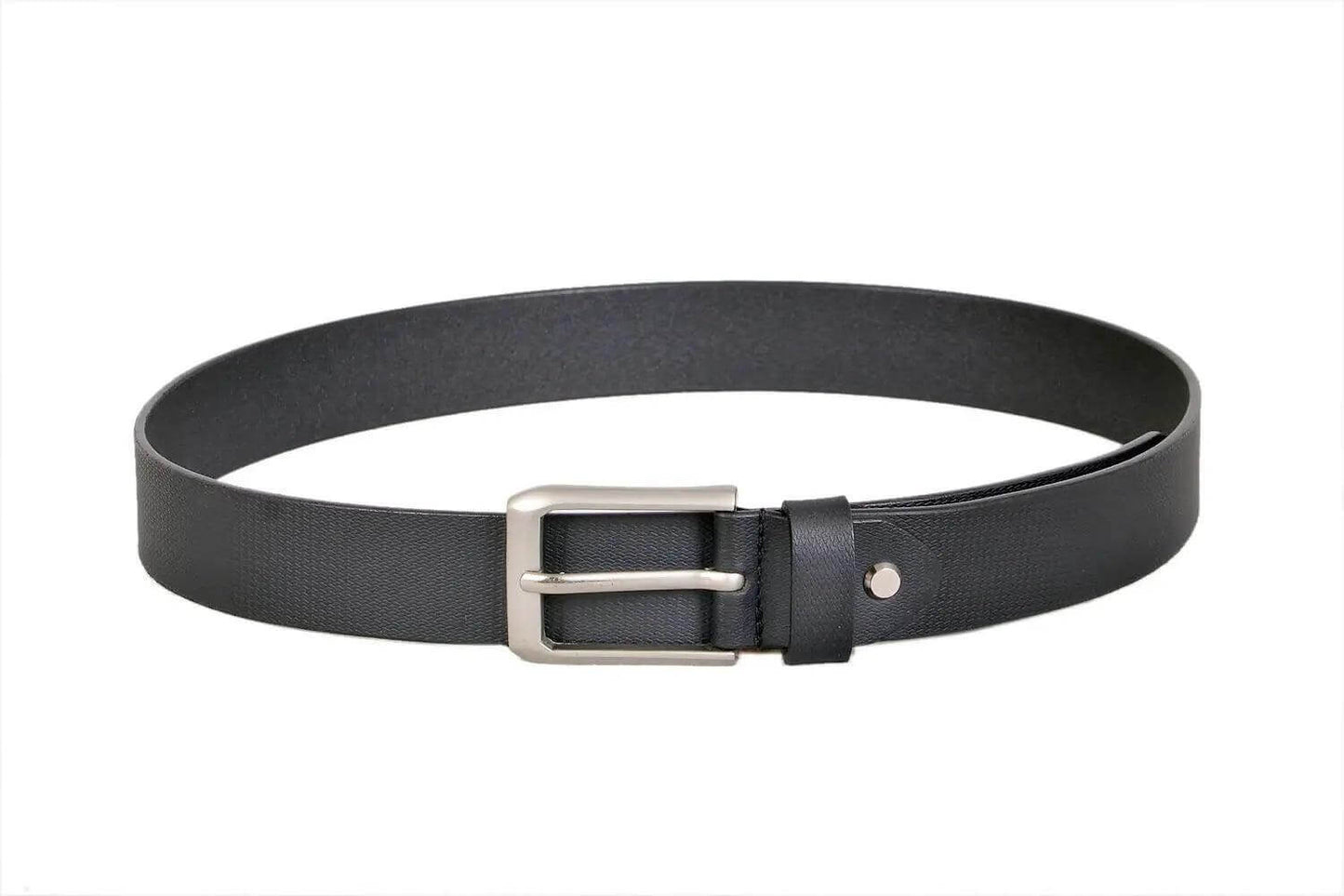 TLP Men's GENUINE Leather Formal Belts(Colour-Black)(BELT-10006) TLP International