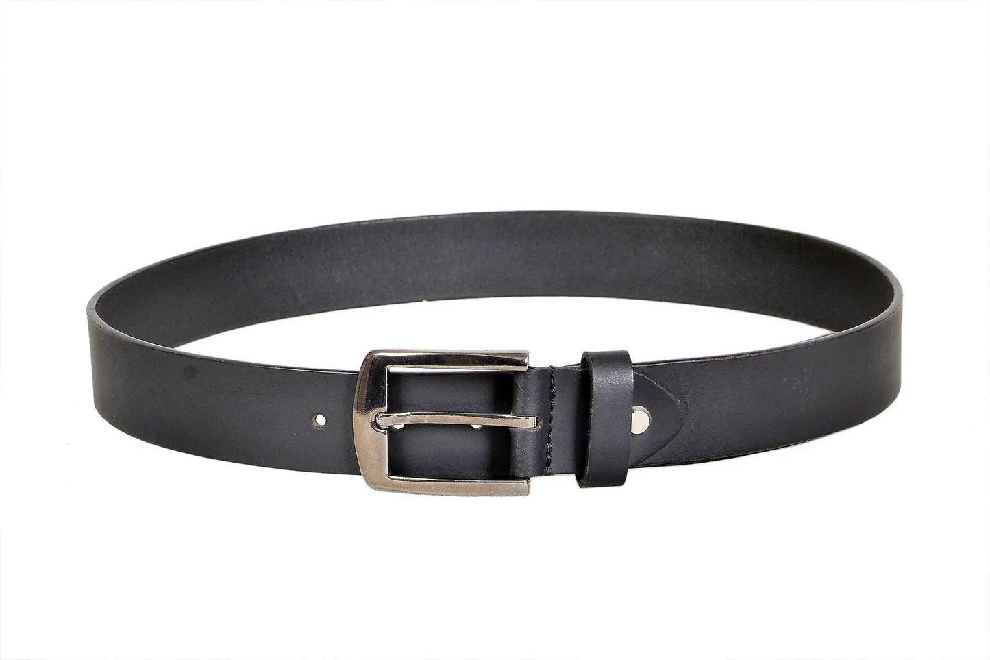 TLP Men's GENUINE Leather Formal Belts(Colour-Black)(BELT-10016) TLP International