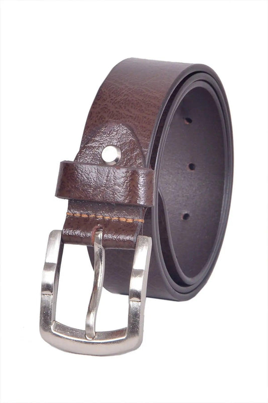 TLP Men's GENUINE Leather Formal Belts(Colour-Brown)(BELT-10010) TLP International