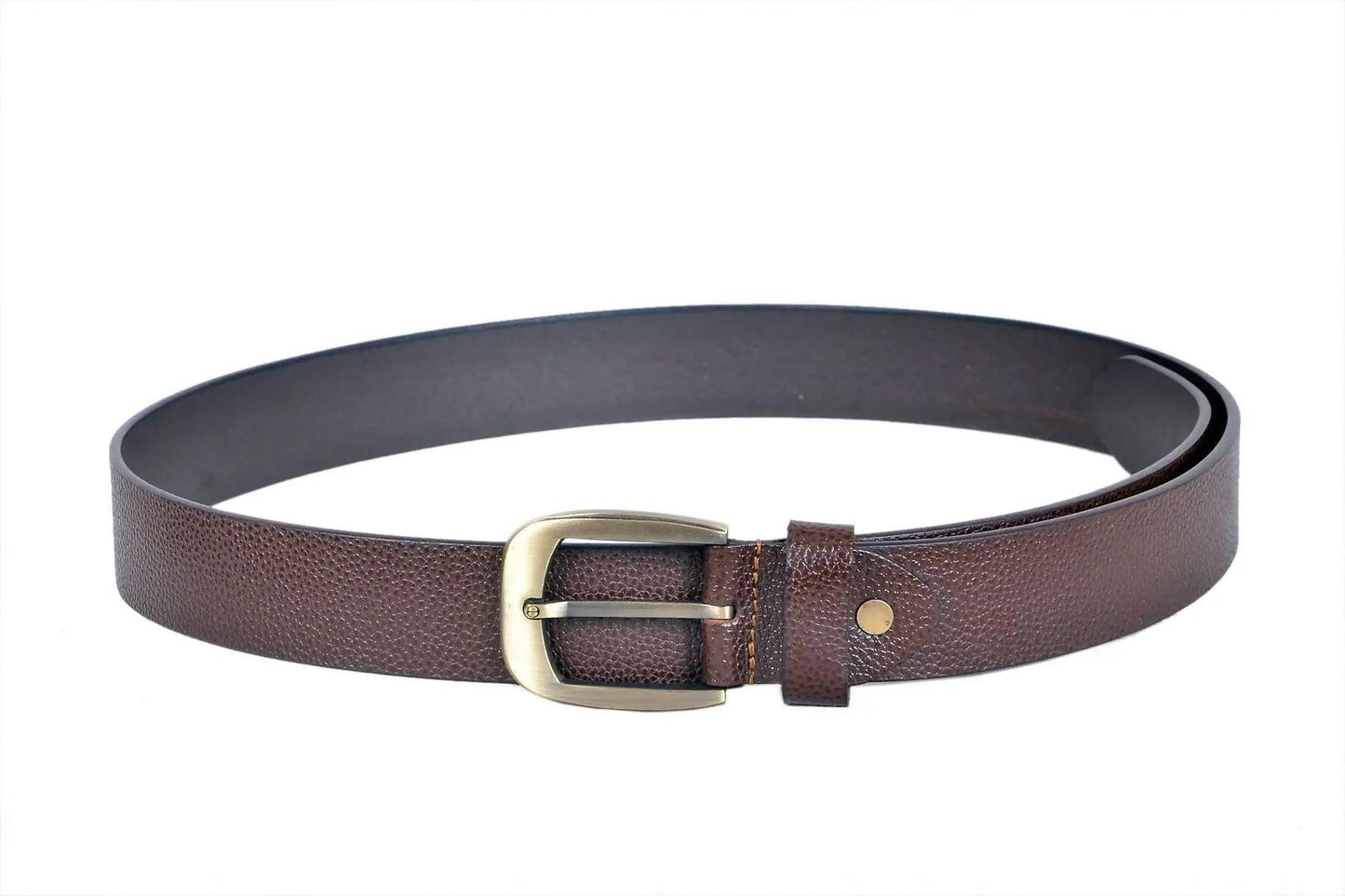 TLP Men's GENUINE Leather Formal Belts(Colour-Brown)(BELT-10011) TLP International