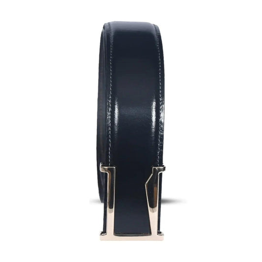 Top Notch Men's Italian Reversible Genuine Leather Belt for Men - Color (Black) (TP0032) Haq Fashion